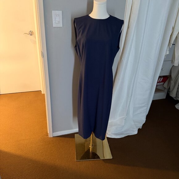THEORY Wool Sleeveless Dress Size 12 - Picture 3 of 5